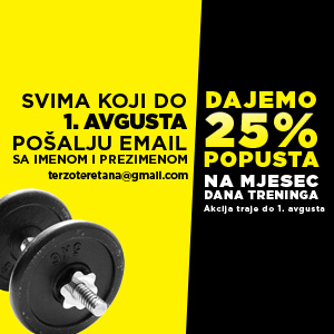 Popust na trening 25%